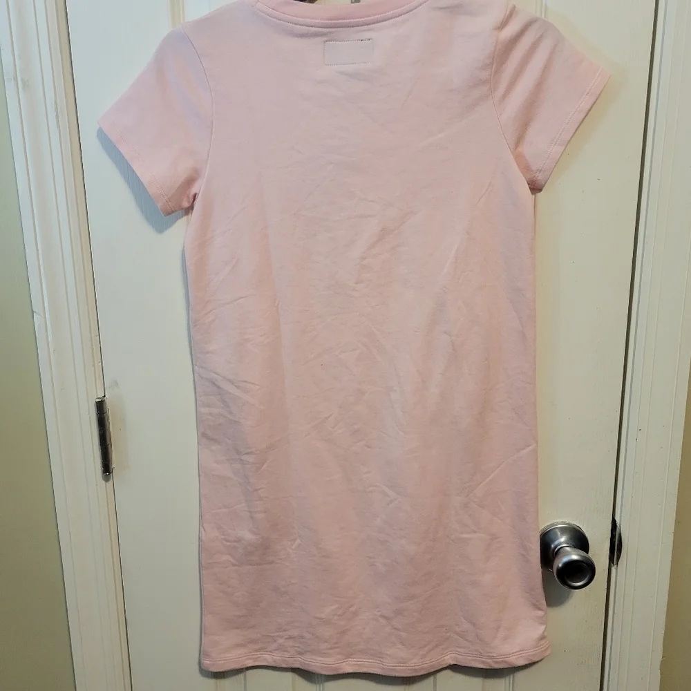 NWOT Air‎ Jordan Jumpman GIrls Shirt Dress Large Pink Crewneck Pullover.